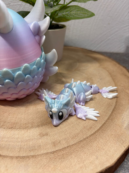Einhorn Ei mit Drachen