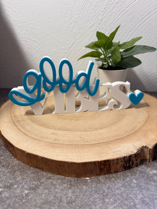 Schriftzug Good Vibes