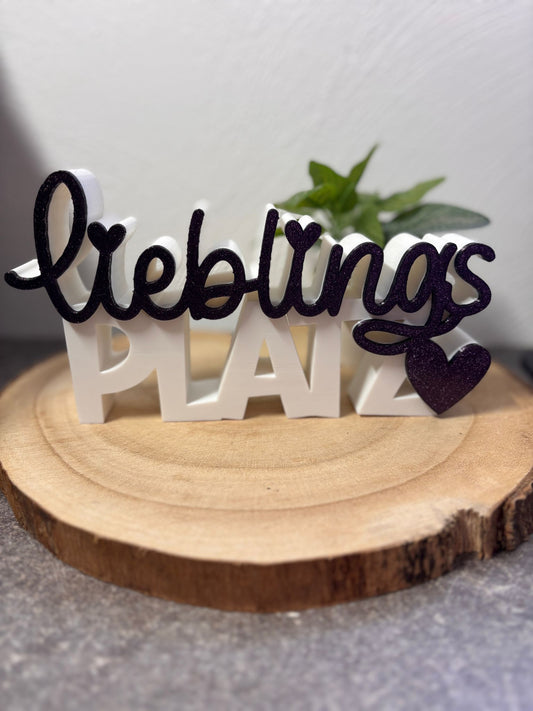Schriftzug Lieblingsplatz 2