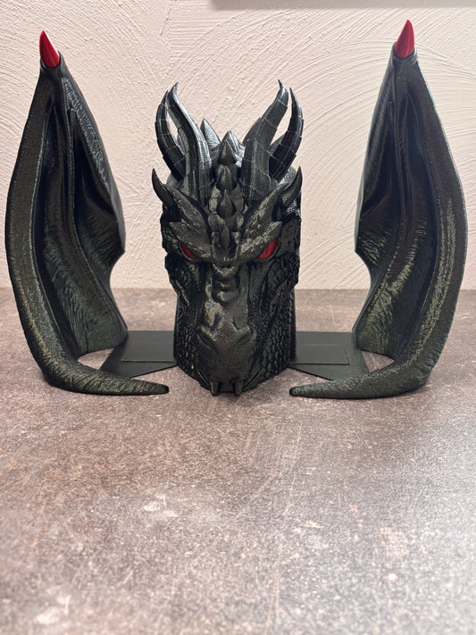 Drachen Bücherstütze