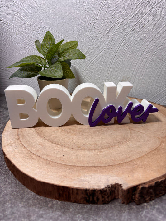 Schriftzug Booklover