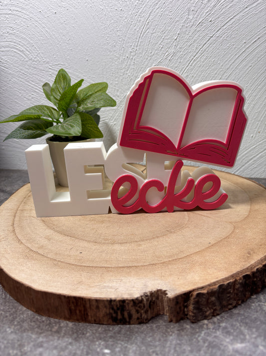 Schriftzug Leseecke