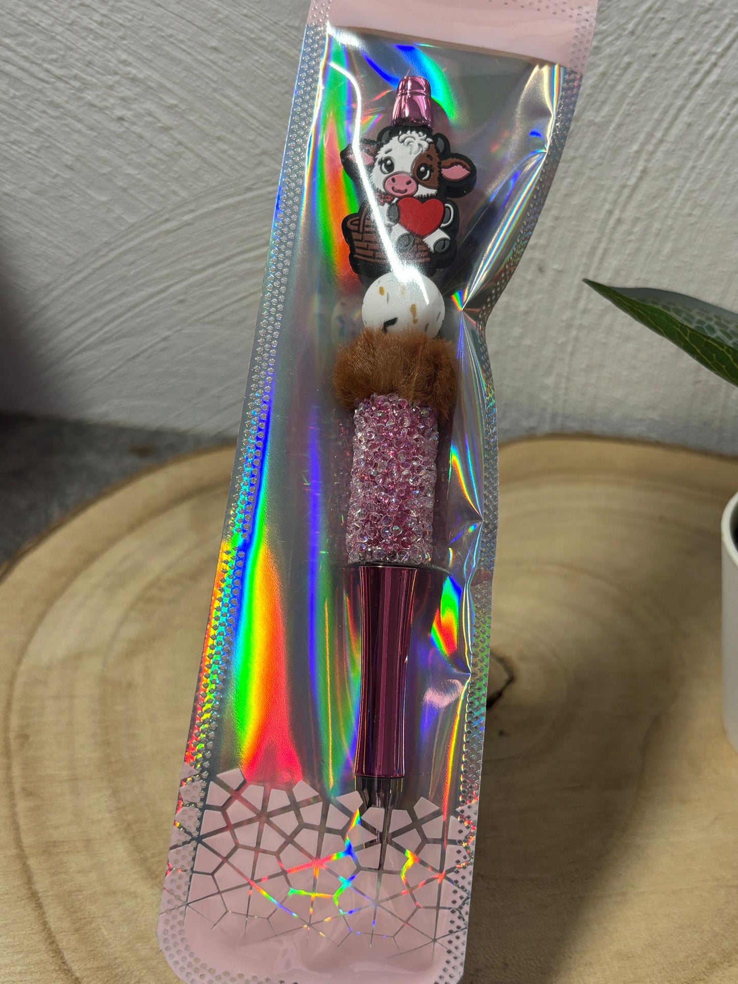 Kugelschreiber Kuh rosa