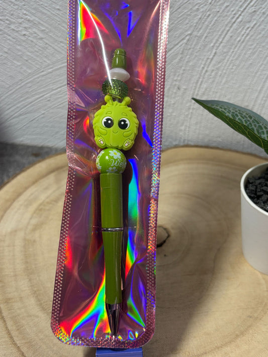 Kugelschreiber Monster grün