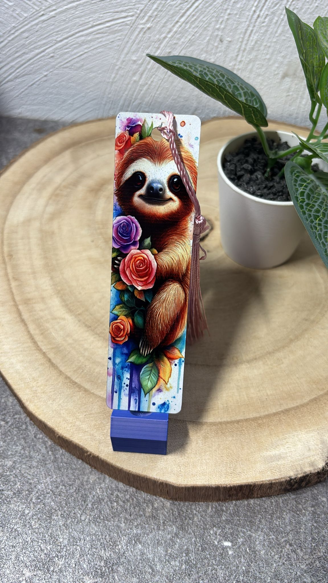 Lesezeichen Fauli Blume 2