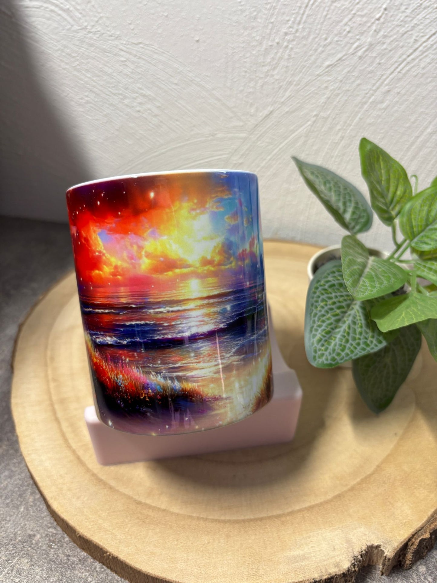Keramiktasse Sonnenuntergang