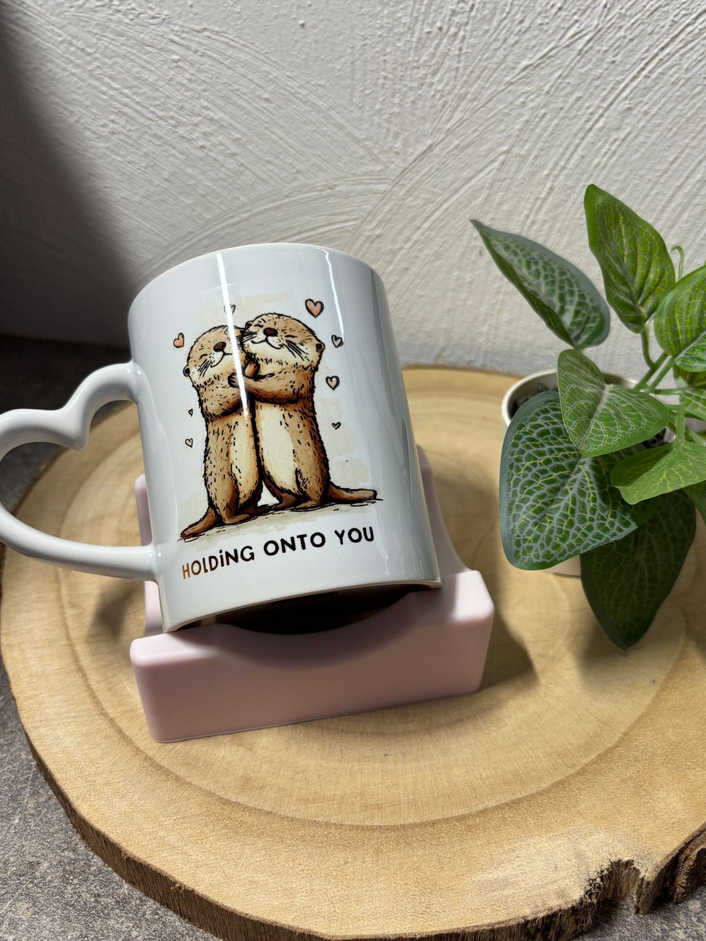 Keramiktasse Otter