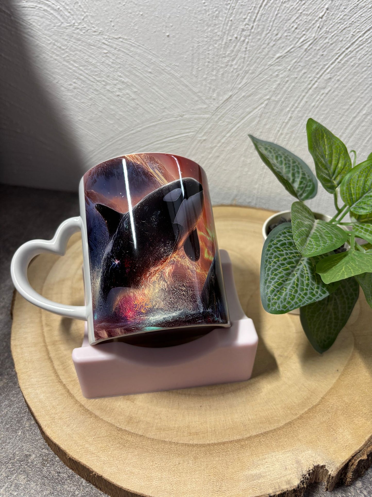 Keramiktasse Wal
