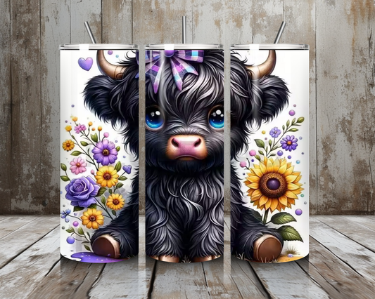 Tumbler Black Cow