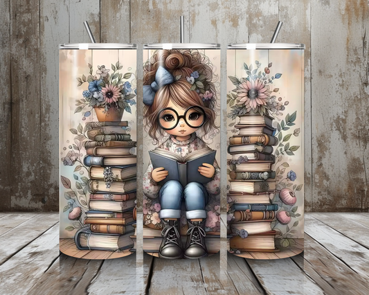 Tumbler Büchermädchen