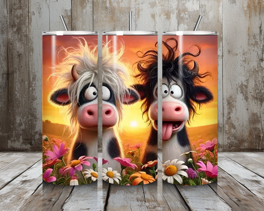 Tumbler Crazy Cows