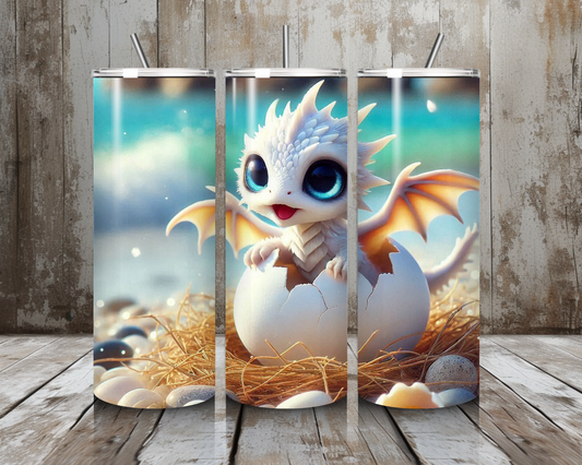 Tumbler Drachenbaby im Ei