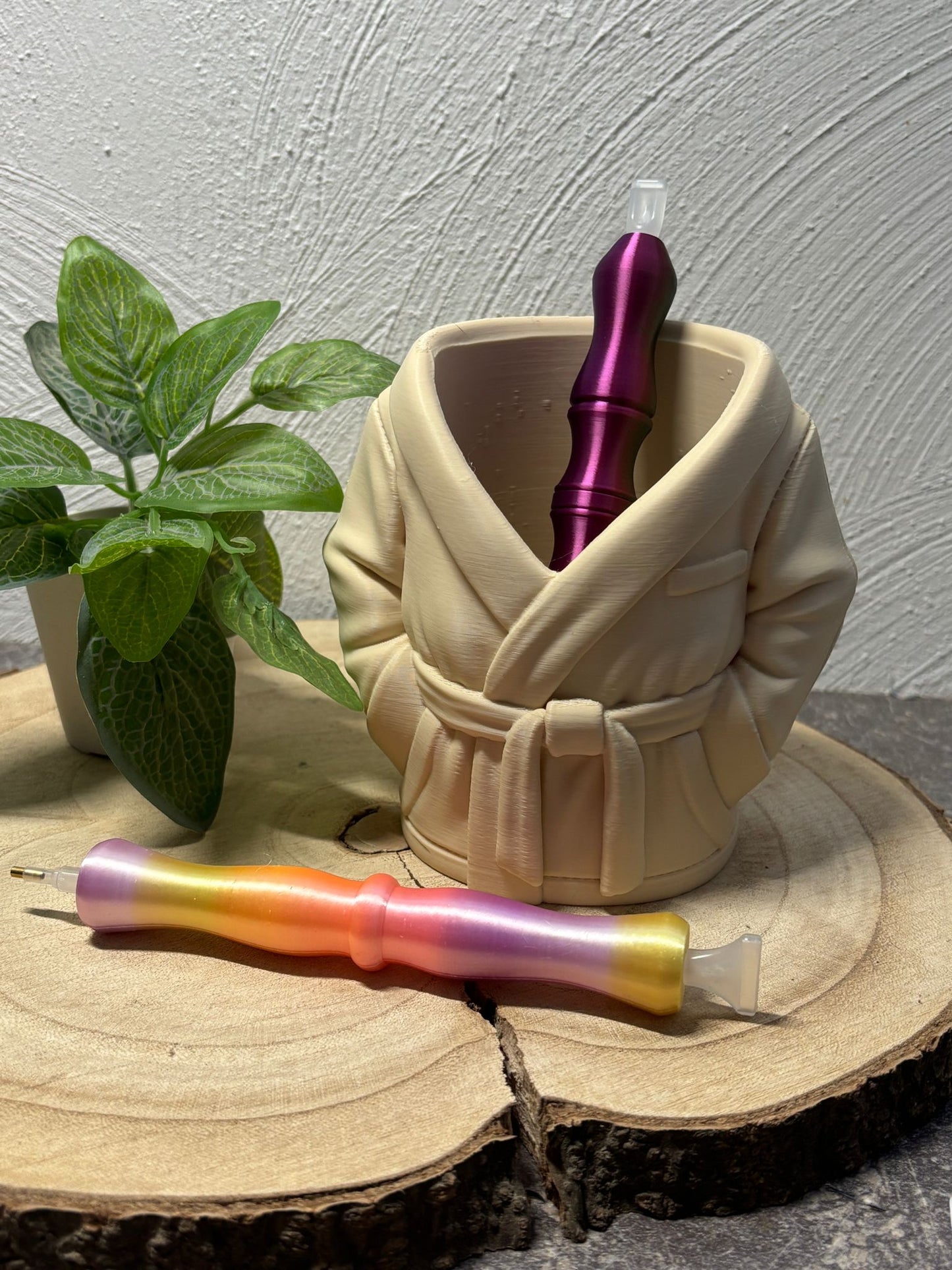 Stifthalter Bademantel