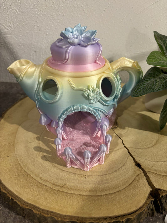 Würfelturm Teekanne