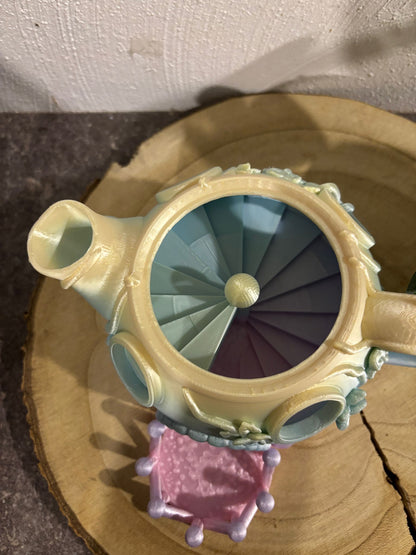 Würfelturm Teekanne