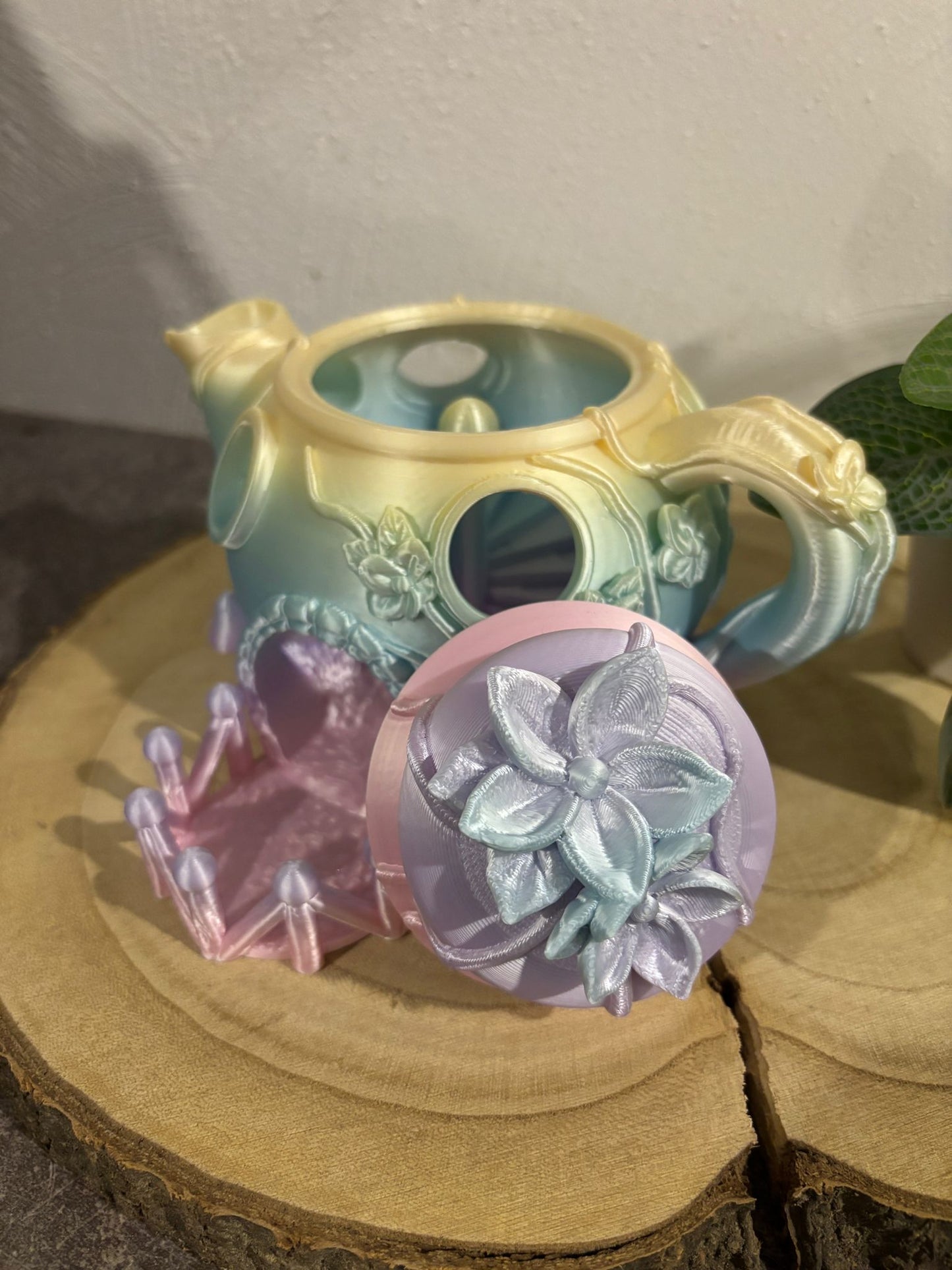 Würfelturm Teekanne