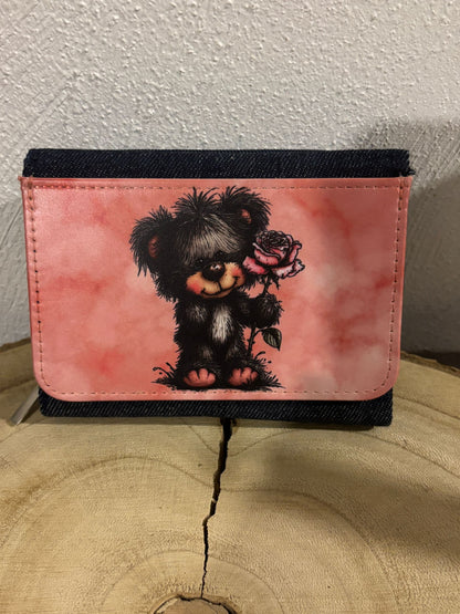 Portemonaie Bear with Roses