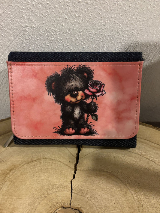 Portemonaie Bear with Roses
