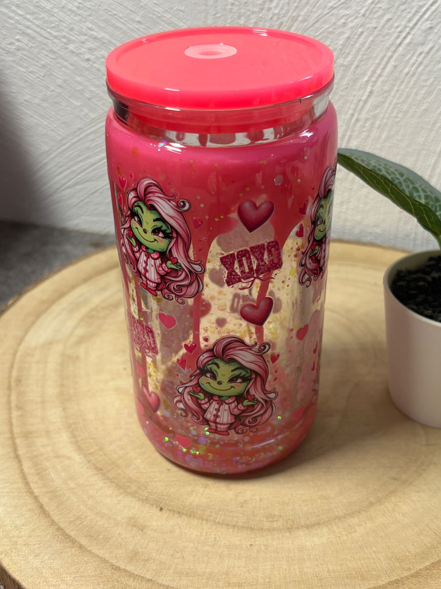 Lavabecher 16 oz Grinchgirls