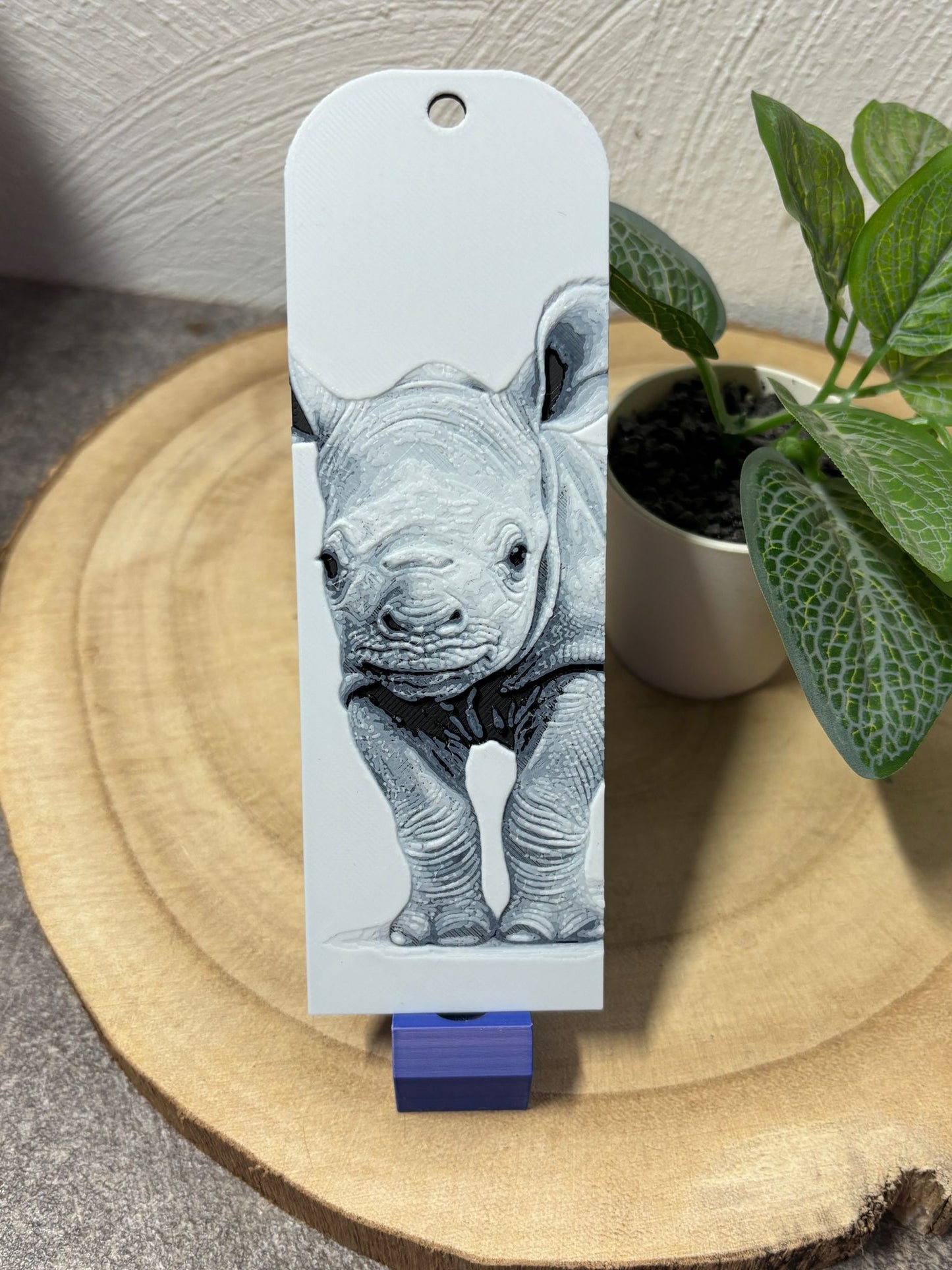 Lesezeichen Nashorn